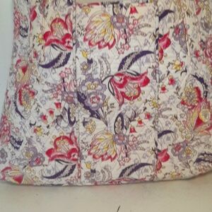 Mary MaximFloral Quilted Tote Bag.